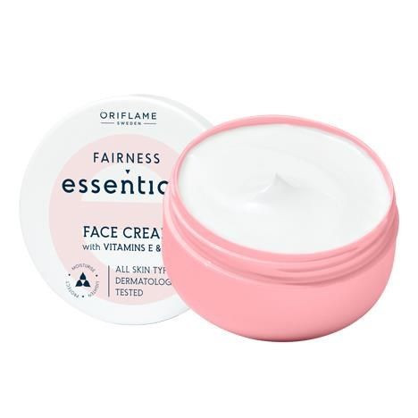 کرم نرم کننده صورت اسنشالز با ویتامین E & B3 اوریفلیم Essentials