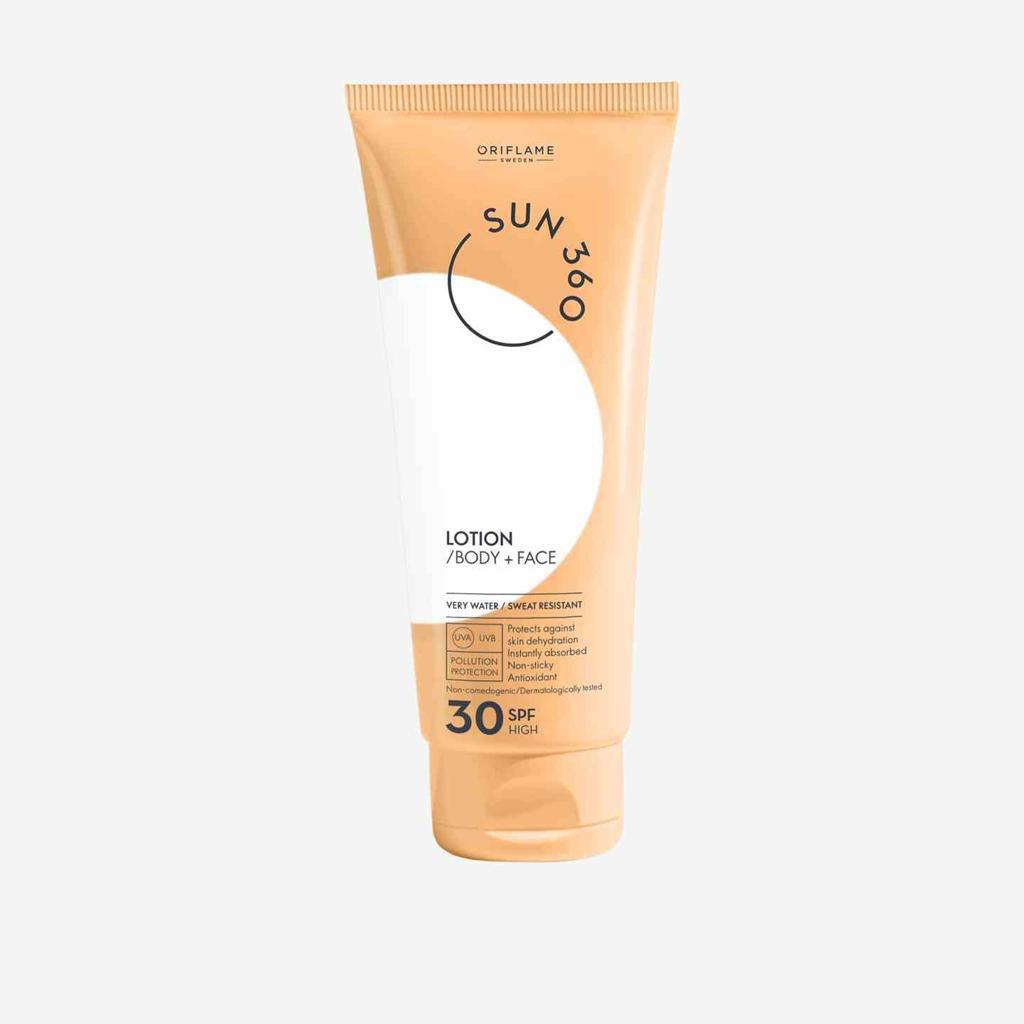 لوسیون ضد آفتاب صورت و بدن Lotion Body Plus Face SPF30 اوریفلیم 34890