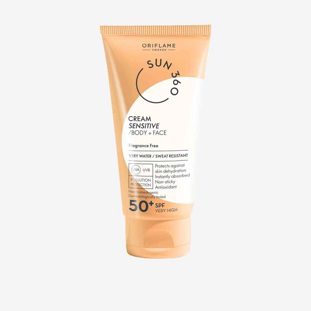 ضد آفتاب صورت و بدن SPF 50 اوریفلیم سان برای پوست حساس 35760