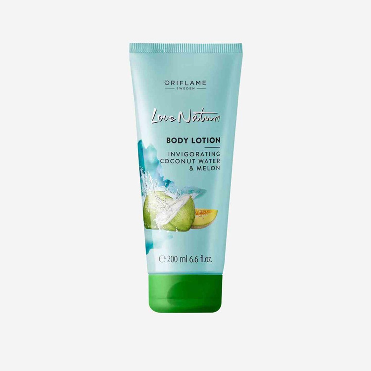 لوسیون بدن طالبی و آب نارگیل لاونیچر اوریفلم