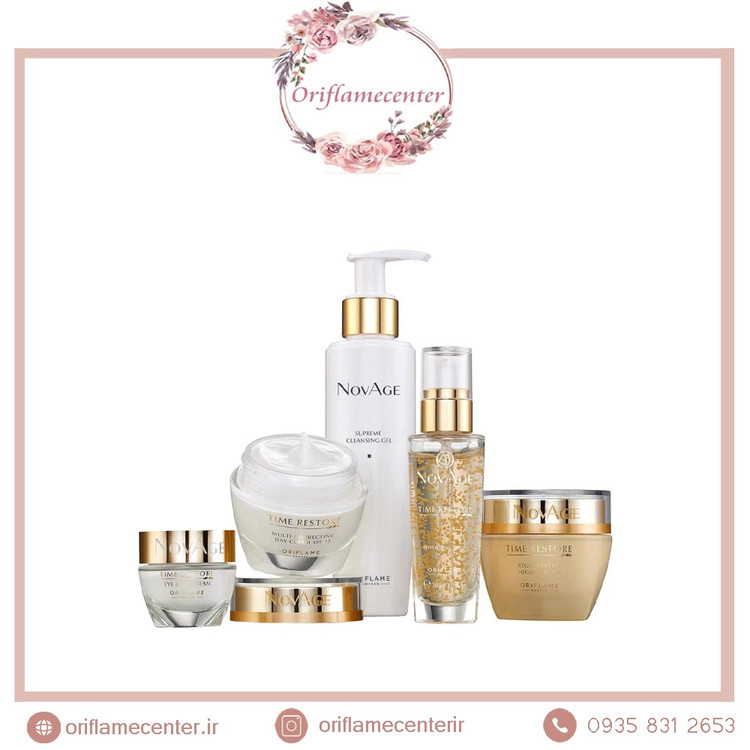 ست ضد پیری تایم ریستور نوایج ۵۰+ NovAge Time Restore Supreme 31774