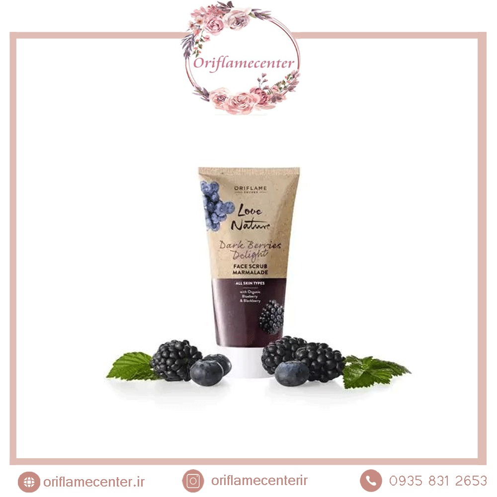 اسکراب صورت بلوبری و بلک بری لاونیچر 41691
