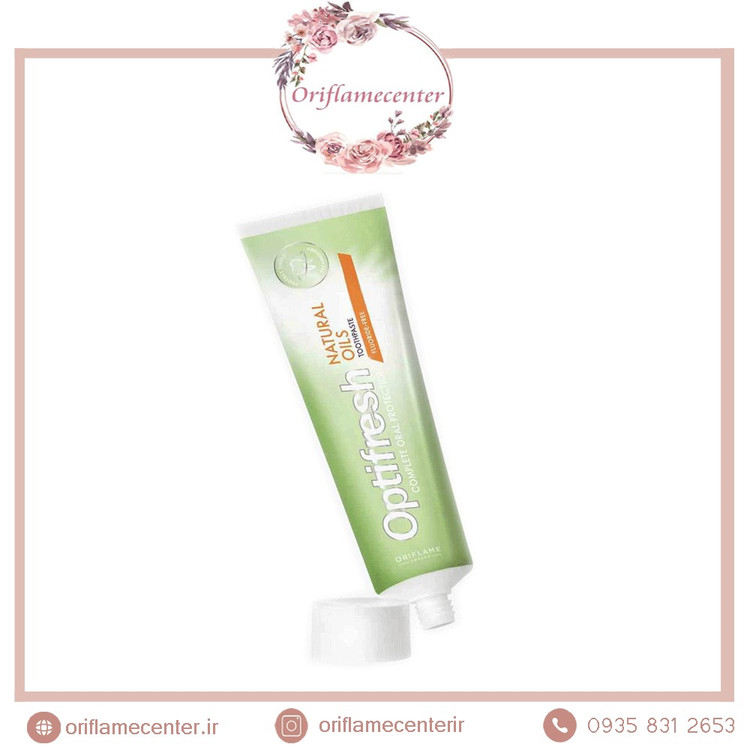 خمیردندان فاقد فلوراید اپتی فرش اوریفلیم حاوی روغن های گیاهی