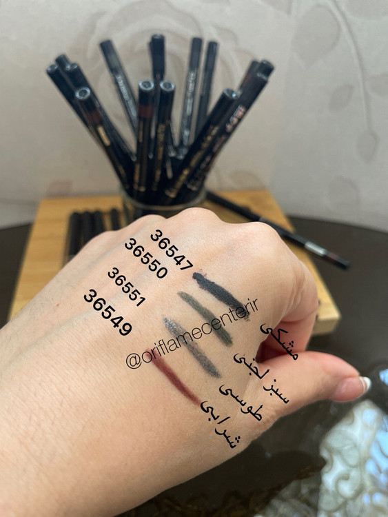 مداد چشم پیچی دوان عنابی