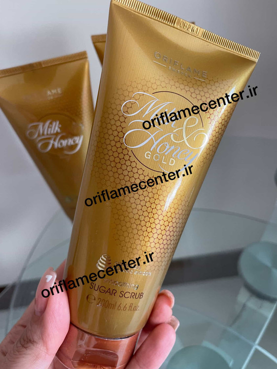 اسکراب لایه بردار بدن شکری شیروعسل