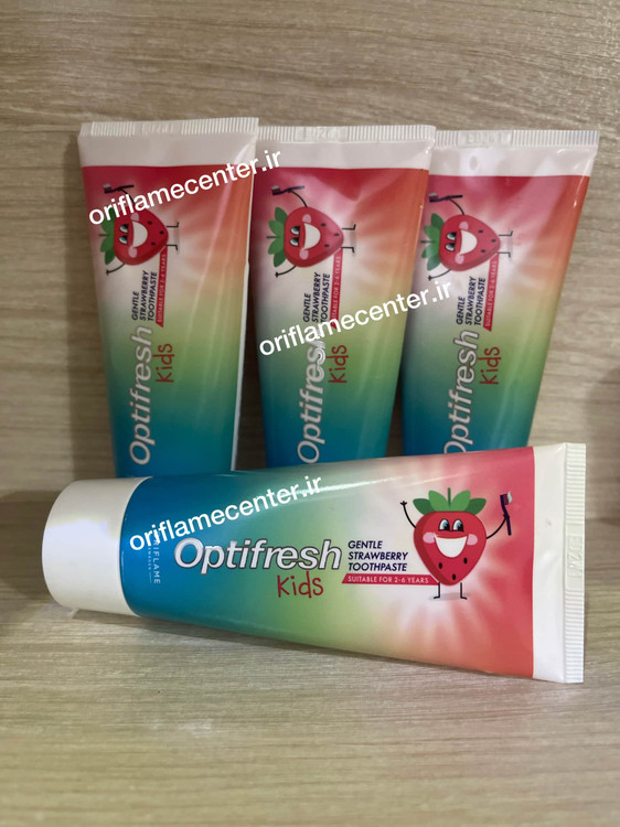 خمیردندان ملایم کودکان اپتیفرش با طعم توت فرنگی حجم 50 میل 44954
