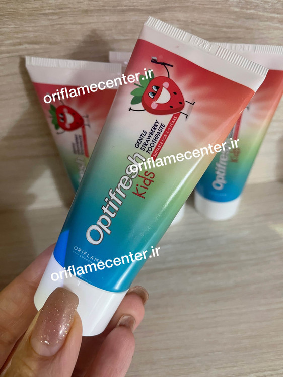 خمیردندان ملایم کودکان اپتیفرش با طعم توت فرنگی حجم 50 میل 44954