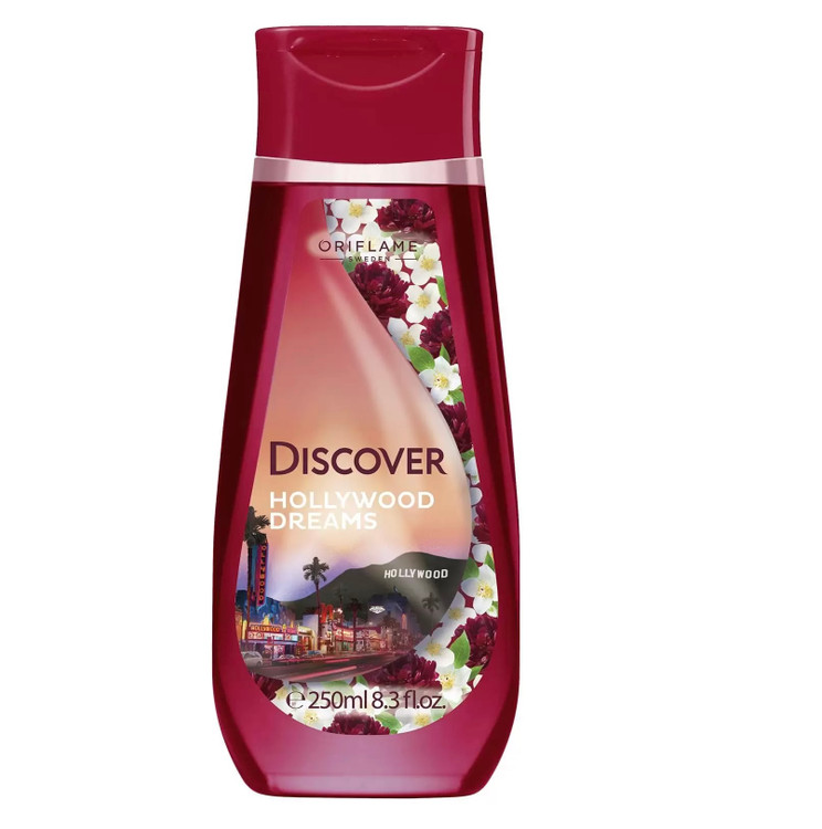 شامپو بدن دیسکاور هالیوود قرمز گل یاس اوریفلیم