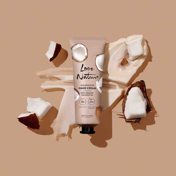 کرم مغذی دست با روغن نارگیل لاونیچر 41338