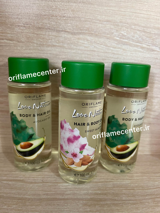 روغن مو و بدنLove Nature حاوی عصاره آووکادو 34098
