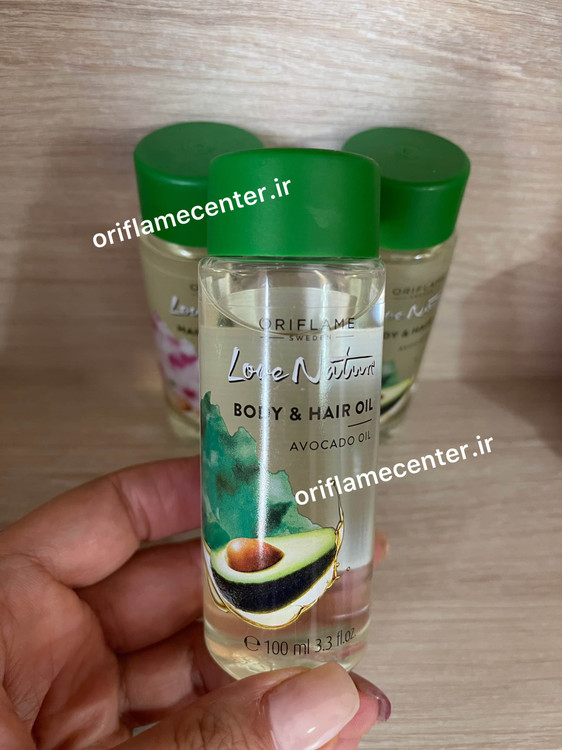 روغن مو و بدن Love Nature حاوی عصاره آووکادو 34098