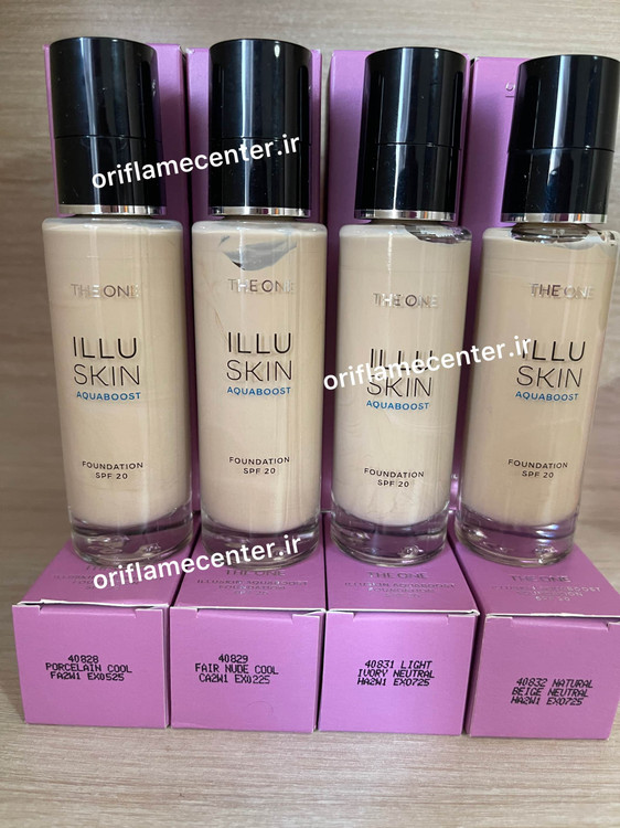 کرم پودر ایلواسکین آکوا بوست دوان 40829 طبیعی روشن