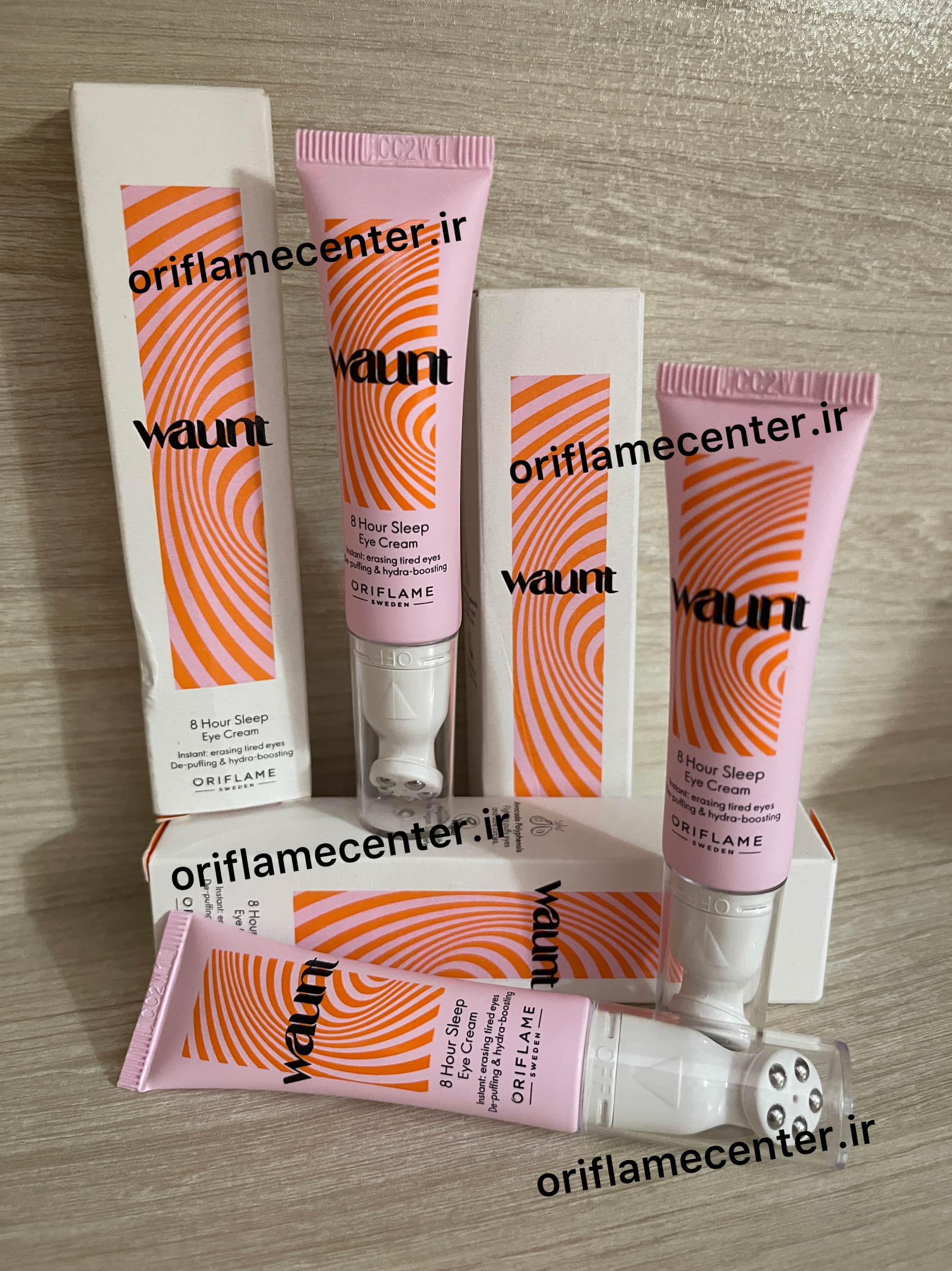 کرم دور چشم ضد پف -ضدتیره گی و خستگی ۸ ساعته WAUNT