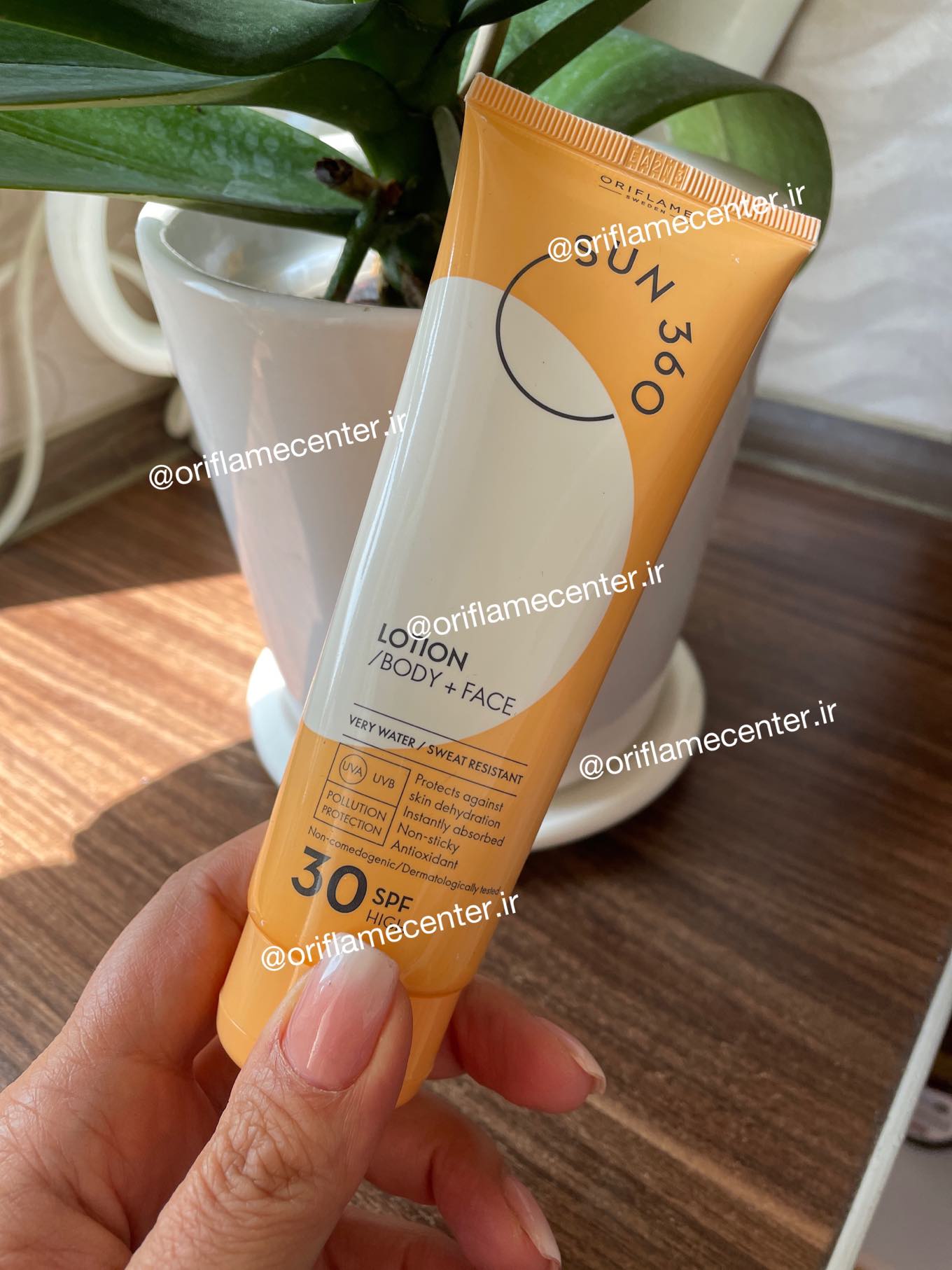 لوسیون ضد آفتاب صورت و بدن Lotion Body Plus Face SPF30 اوریفلیم 34890