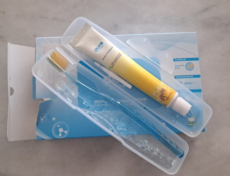پک مسواک و خمیردندان و مسواک بین دندان اتمی
