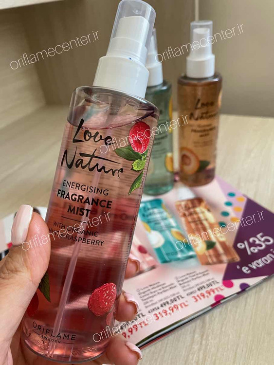 بادی میست انرژی بخش لاونیچر معطر و میوه ای تمشک و نعنا اوریفلم _43954