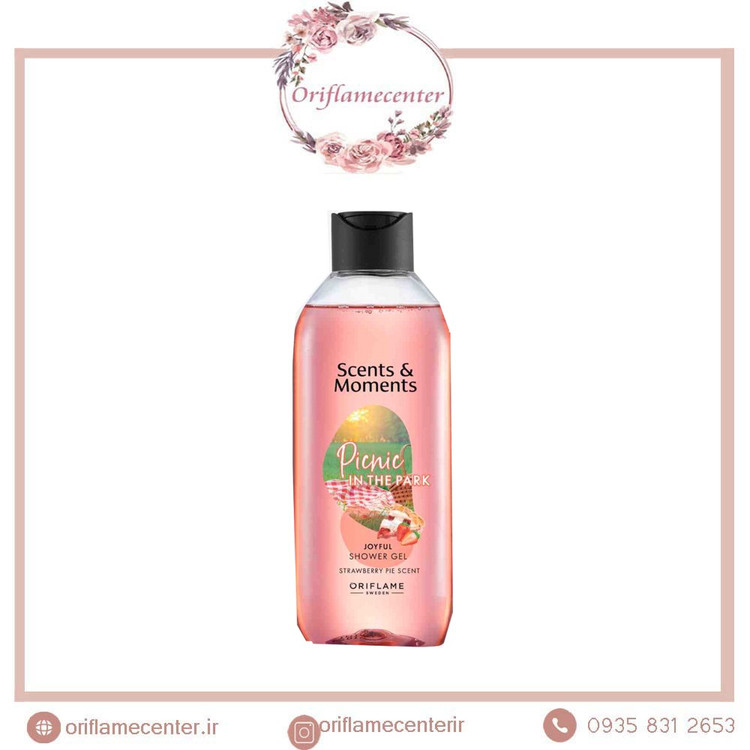 شامپو بدن ژلی مومنت با رایحه توت فرنگی اوریفلیم 44372
