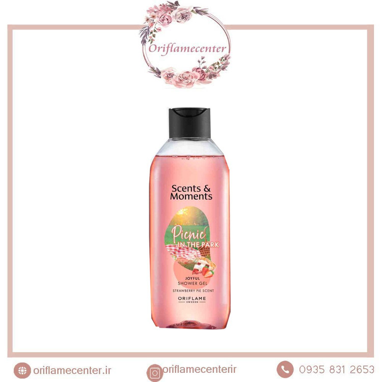 شامپو بدن ژلی مومنت با رایحه توت فرنگی اوریفلیم 44372