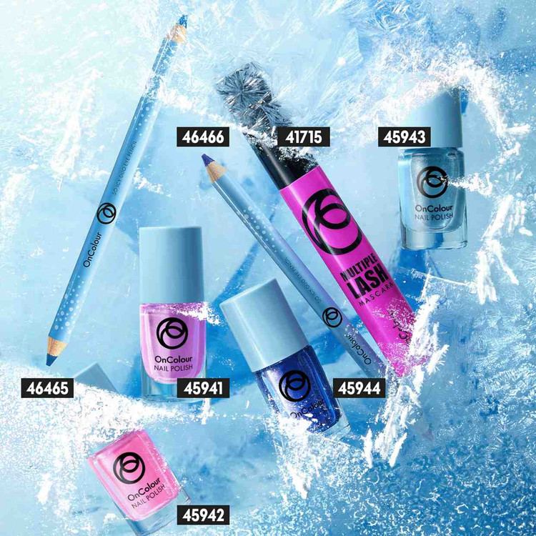 OnColour So Icy Duo Eye Pencil _ Blue Icicle 46465.