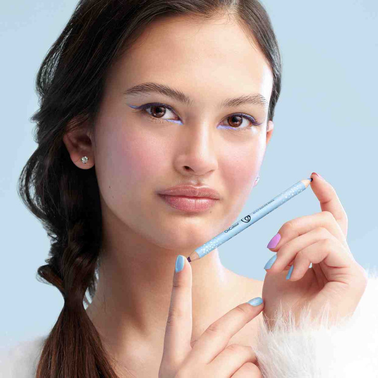 OnColour So Icy Duo Eye Pencil _ Blue Icicle 46465.