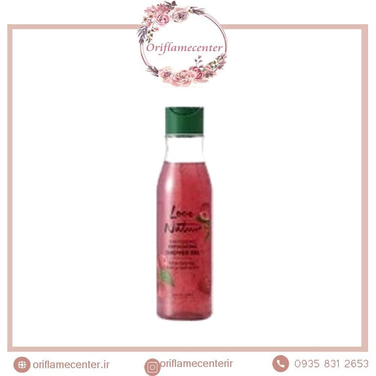 شاورژل لایه بردار تمشک و نعنا لاونیچر _ 4149۳