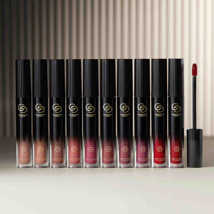 GIORDANI GOLD Iconic Lip Elixir SPF 15 _ Luxe Scarlet 4482