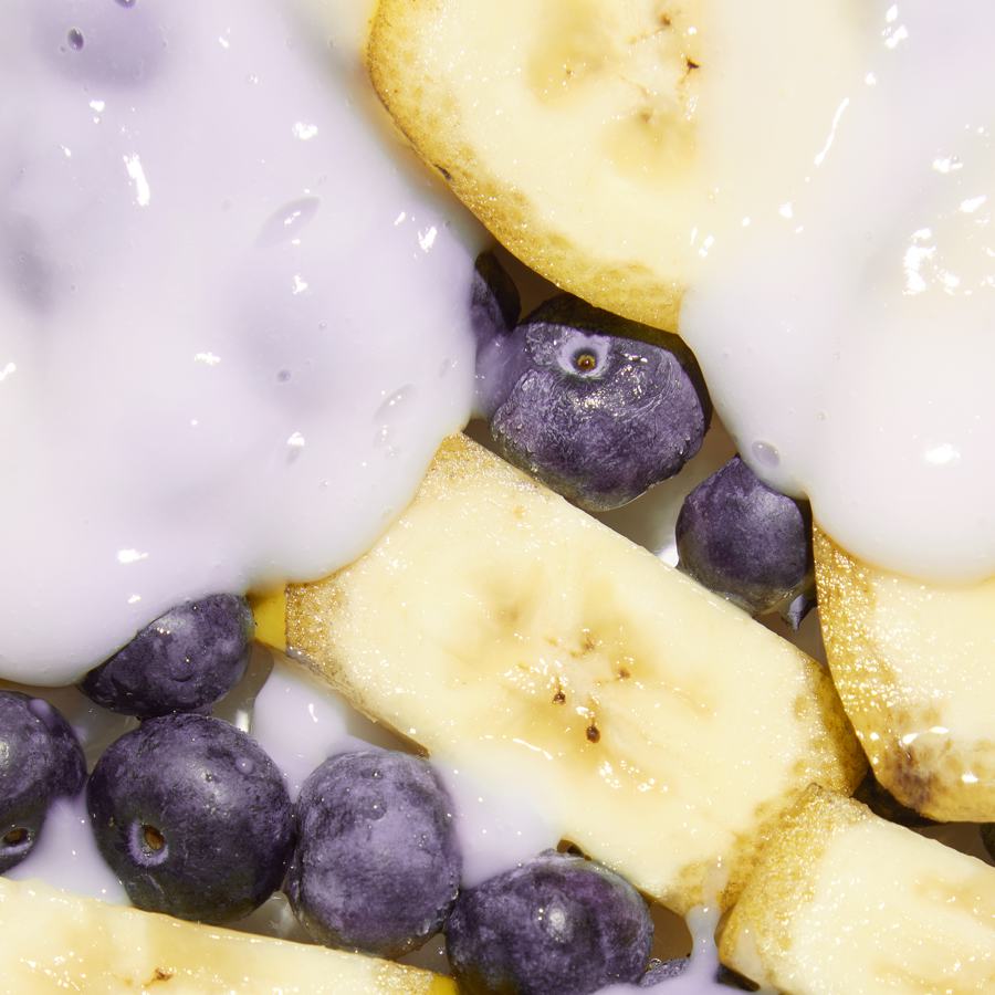 ماسک صورت مغذی لاونیچر اوریفلم با عصاره گل موز و میوه آکای اورگانیک 4673۴