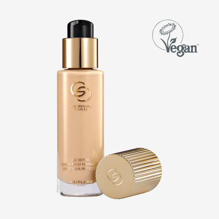 کرم پودر سرمی ضدپیری جوردانی گلد با spf12 _ 42239( بژ طبیعی)