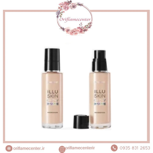 کرم پودر ایلوسکین گلو رفلکتیو دوان اوریفلم 46330خیلی روشن،