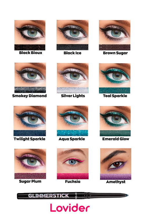 مداد چشم رنگی متالیک Avon.