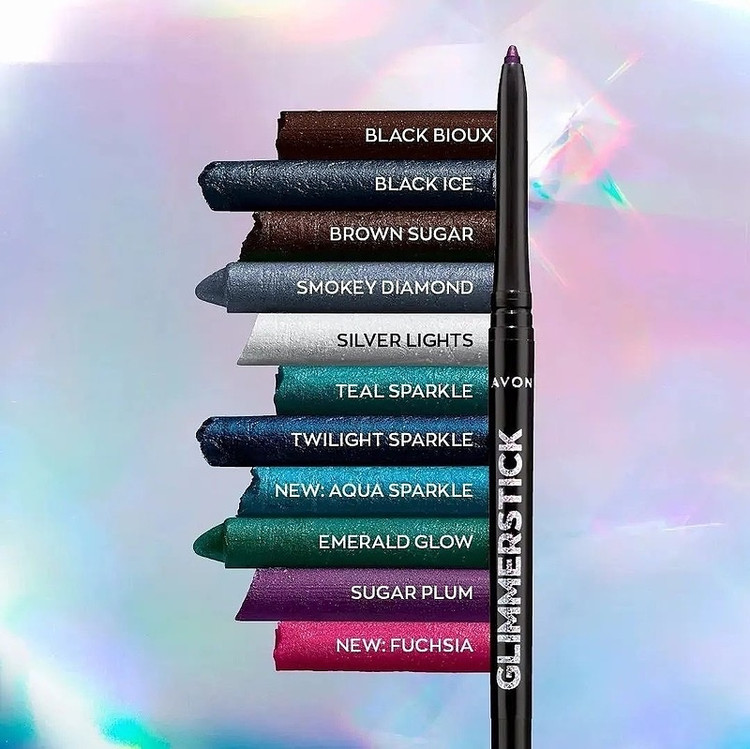 مداد چشم رنگی متالیک Avon