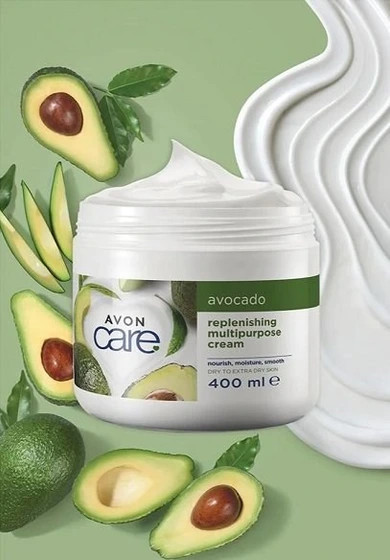 کرممرطوب کننده و آبرسان دست و بدن آووکادو Avon (۴۰۰میل)