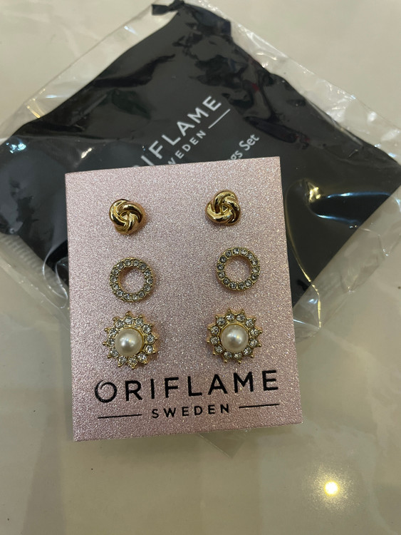 ست سه تایی گوشواره جریش اوریفلم 37946.