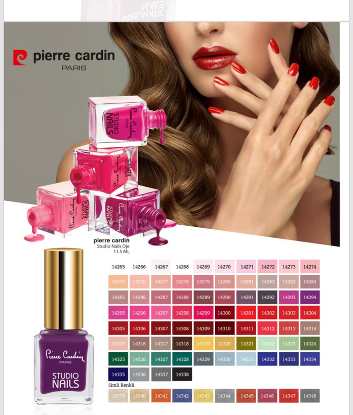 لاک ناخن استودیو پیرکاردین Pierre Cardin _ گرم ۱۱/۵.