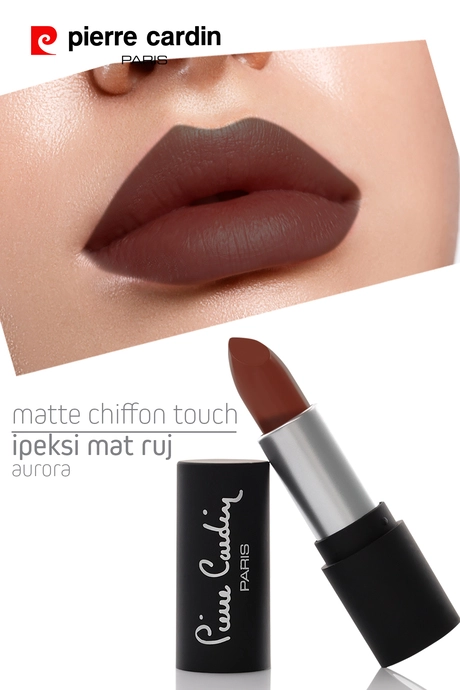 11196 _ Pierre Cardin Matte Chiffon Touch Lipstick - Aurora -184