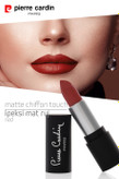 11202 _ Pierre Cardin Matte Chiffon Touch Lipstick - Red -191
