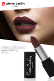 11205 _ Pierre Cardin Matte Chiffon Touch Lipstick -Maroon -194