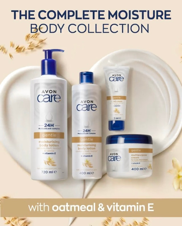 کرم مرطوب کننده و مولتی بیوتیک چند منظوره دست ، بدن و صورت وانیل اورجینالAvon (۴۰۰میل)