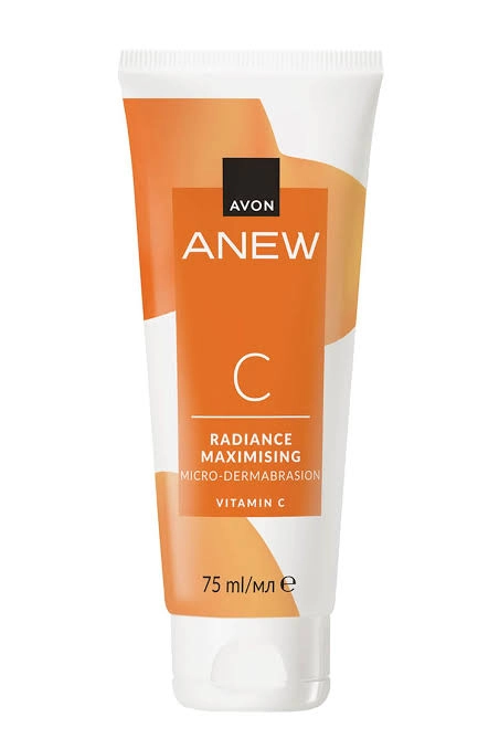 تصویر اسکراب تصفیه و درخشان کننده با ویتامین سی Avon Anew آون 75 میل AVON ANEW RADlANCE MAXlMlSlNG MICRO_DERMABRASIOM VITAMIN C _ 75ml