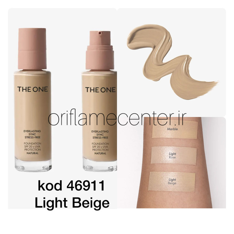 کرم پودر اورلستینگ سینک ضد استرسSPF 20 + UVA _ بژروشن۴۶۹۱۱