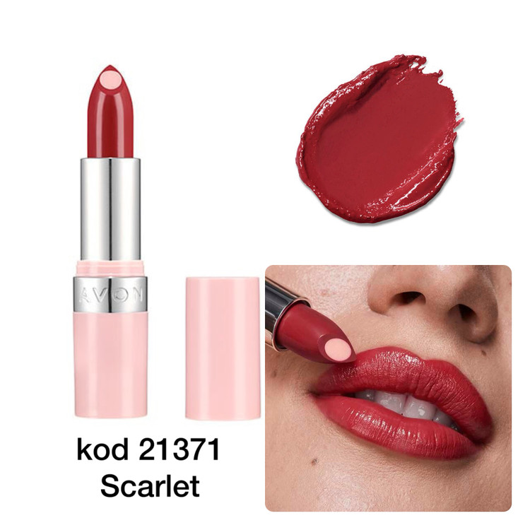 رژ لب درخشان هیدراماتیک آون AVON _ قرمز روشن