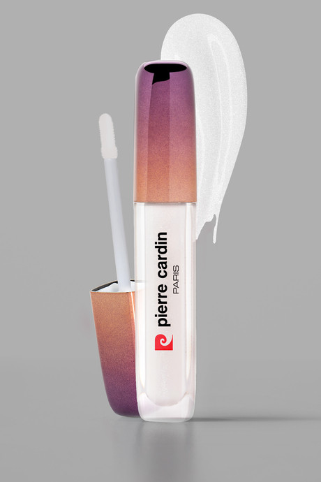 لیپ گلاس رنگی هولوگرامی و شاین دار پیر کاردین _ ۱۱۳۰۹ یخی