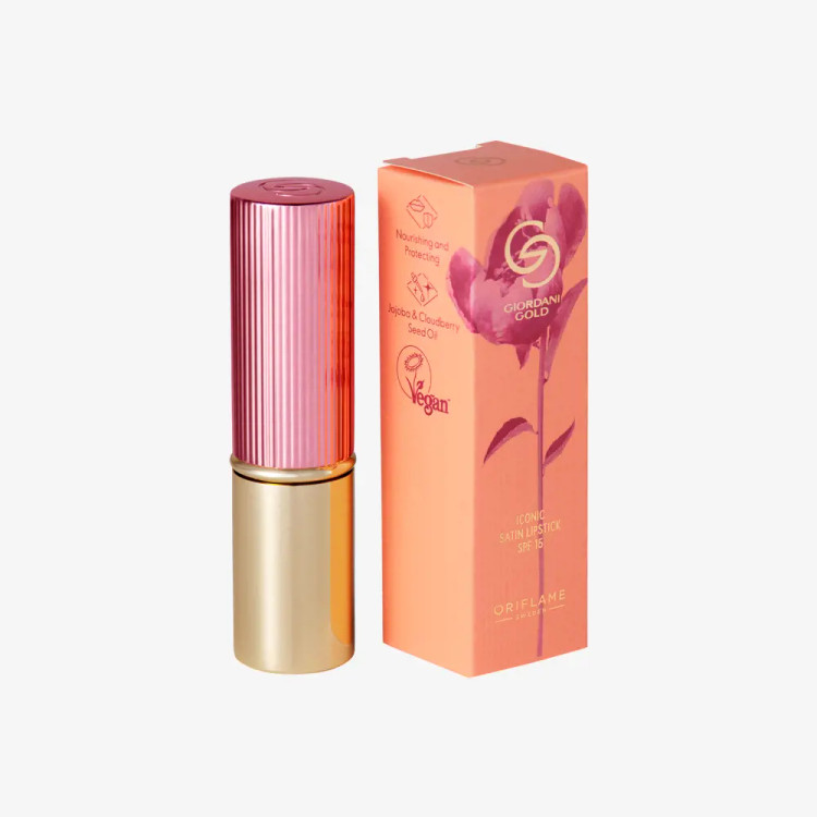 رژ لب ساتنی آیکونیک جوردانی گلد spf15