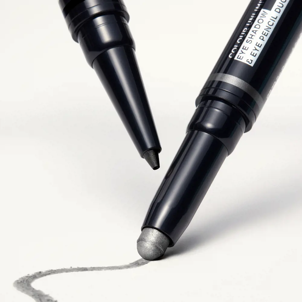 سایه ومداد چشم دوکاره رنگی زیبا آنلیمیتید دوان 46353 _ کبالتی دودی