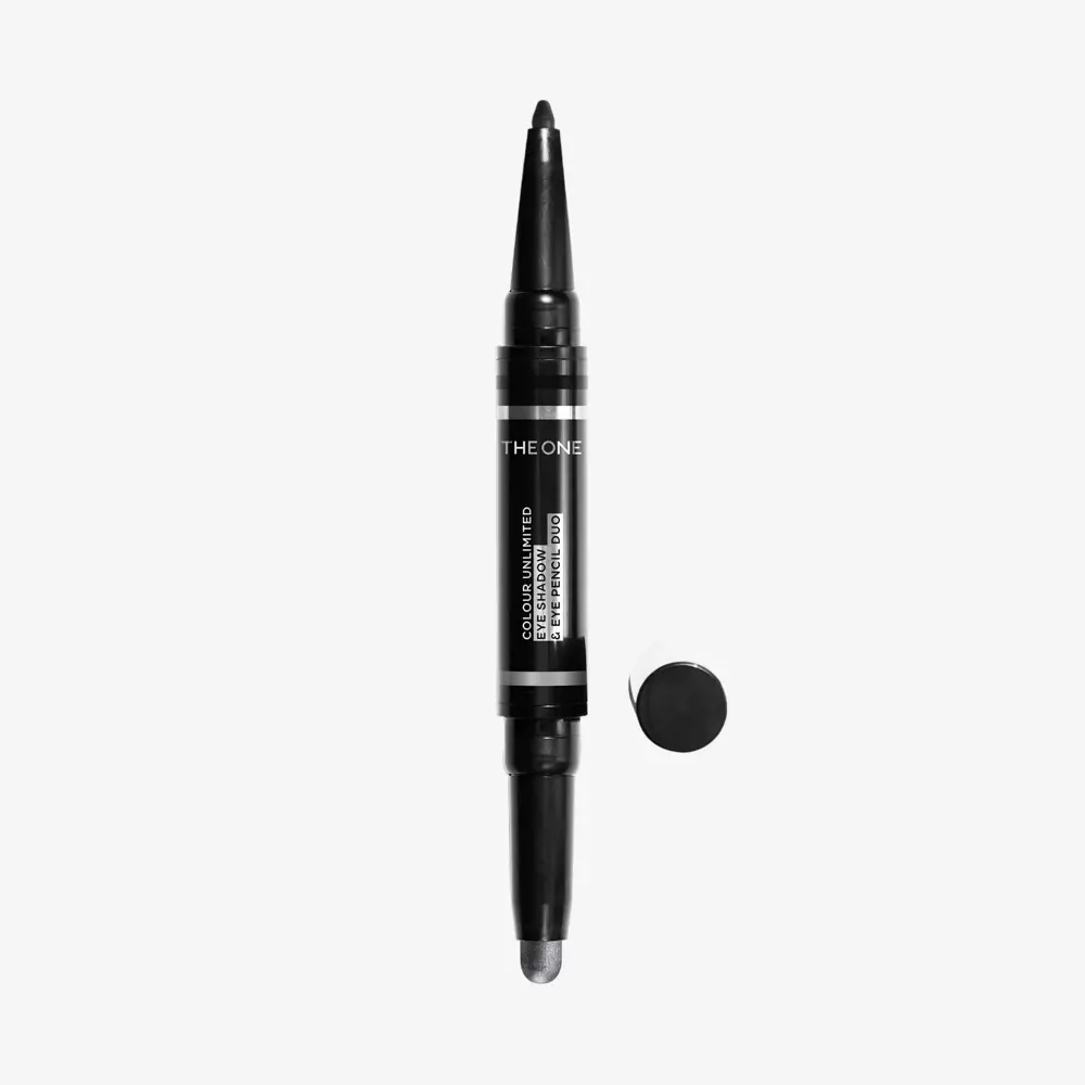 سایه ومداد چشم دوکاره رنگی زیبا آنلیمیتید دوان 46353 _ کبالتی دودی