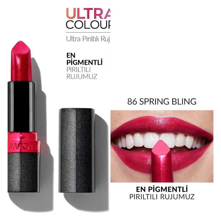 رژلب ویتامینه براق اولترا اورجینال برندAvon _ کد 86