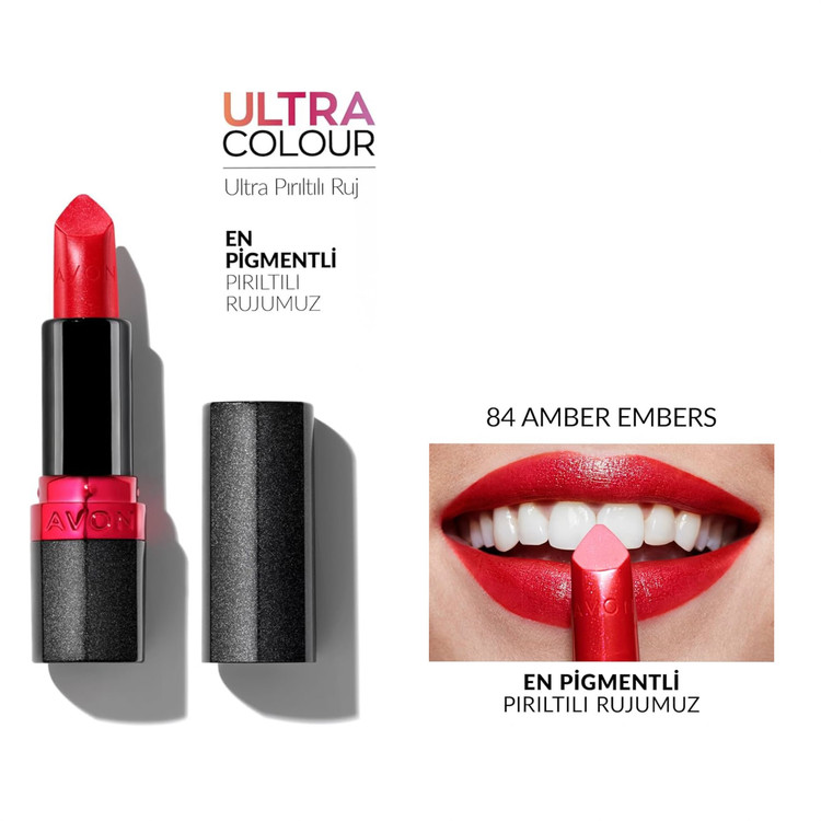 رژلب ویتامینه براق اولترا اورجینال برندAvon_ کد 84