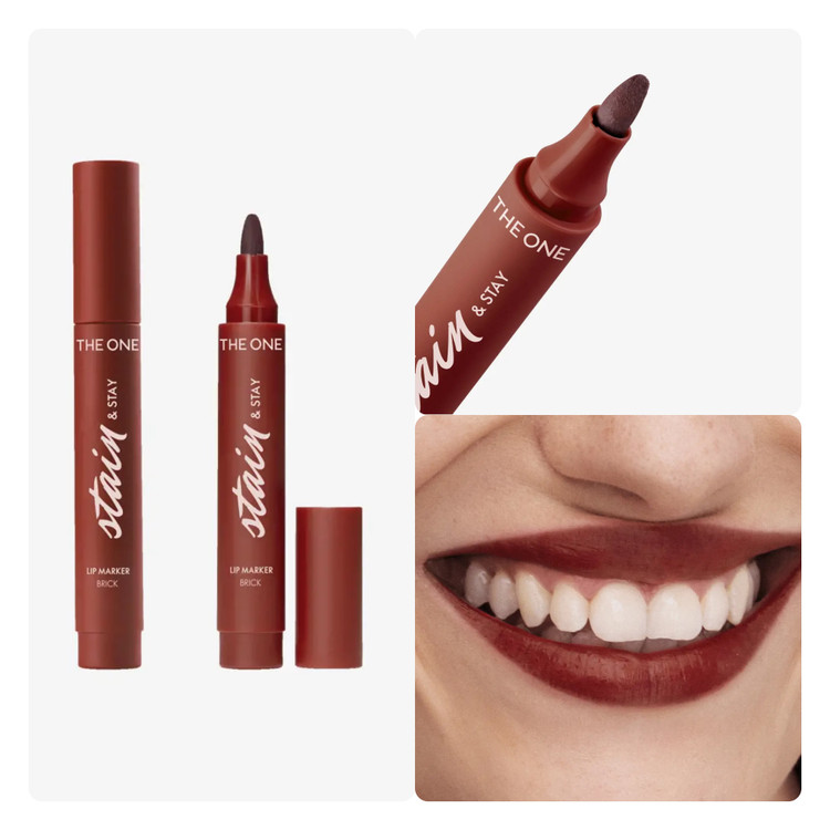 رژلب ماژیکی دوان 46893 آجری