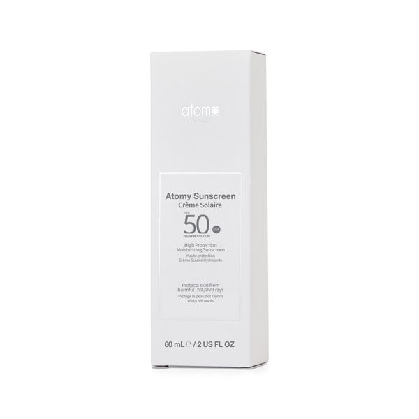ضد آفتاب اتمی +Spf50 ( بدون رنگ ) درمانی - ضدلک و تیره گی پوست_۶۰میل