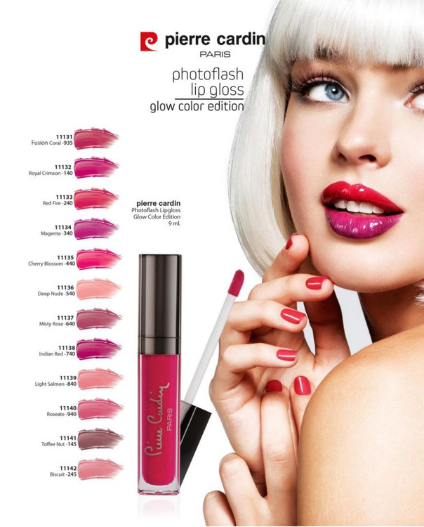 لیپ گلاس ( رژلب مایع ) فتو فلش اورجینال پیرکاردین_ ۹میل